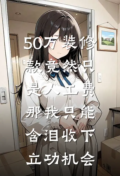 50万装修款竟然只是人工费，那我只能含泪收下立功机会
