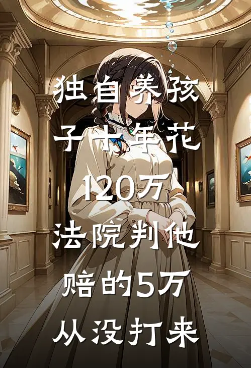 独自养孩子十年花120万，法院判他赔的5万从没打来