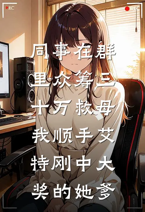 同事在群里众筹三十万救母，我顺手艾特刚中大奖的她爹