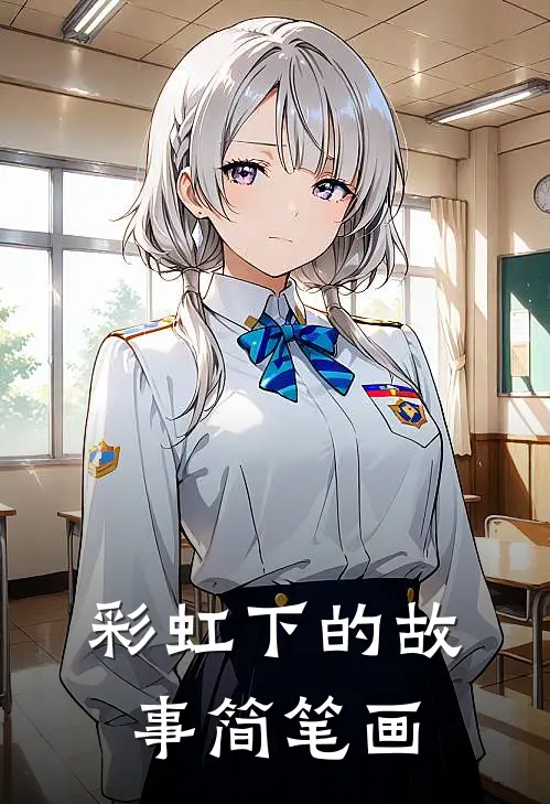 彩虹下的故事简笔画